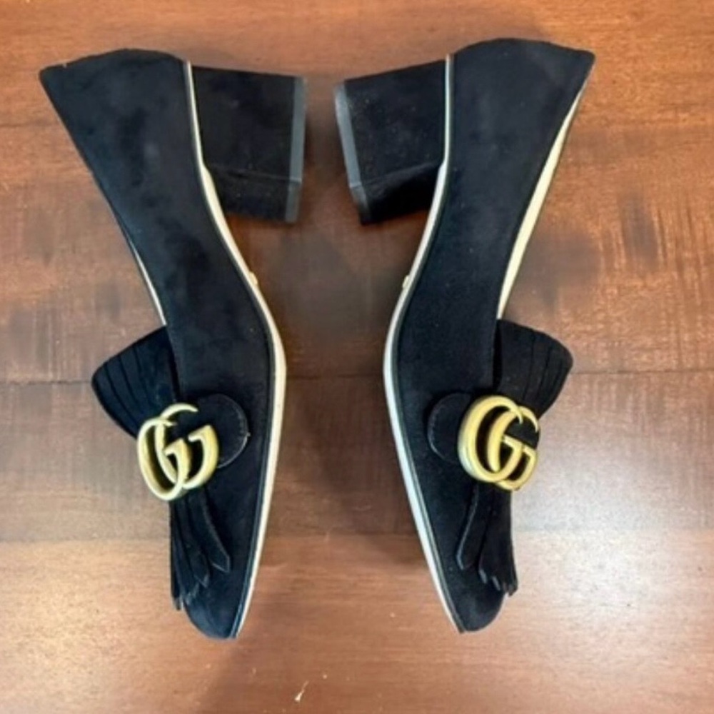 Gucci Marmont fringe pump - Picture 4 of 8
